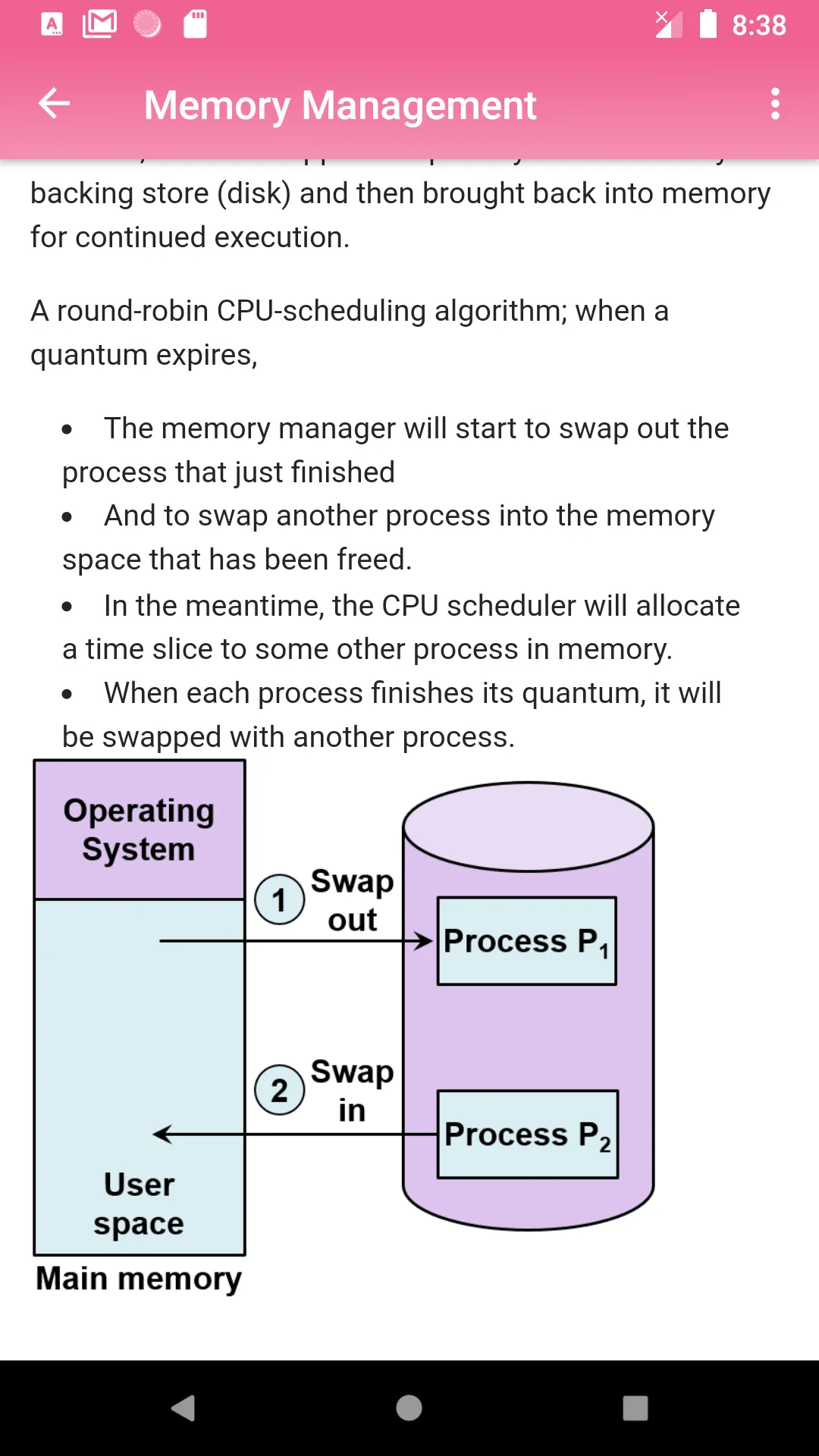 Operating System Notes & MCQs | Indus Appstore | Screenshot