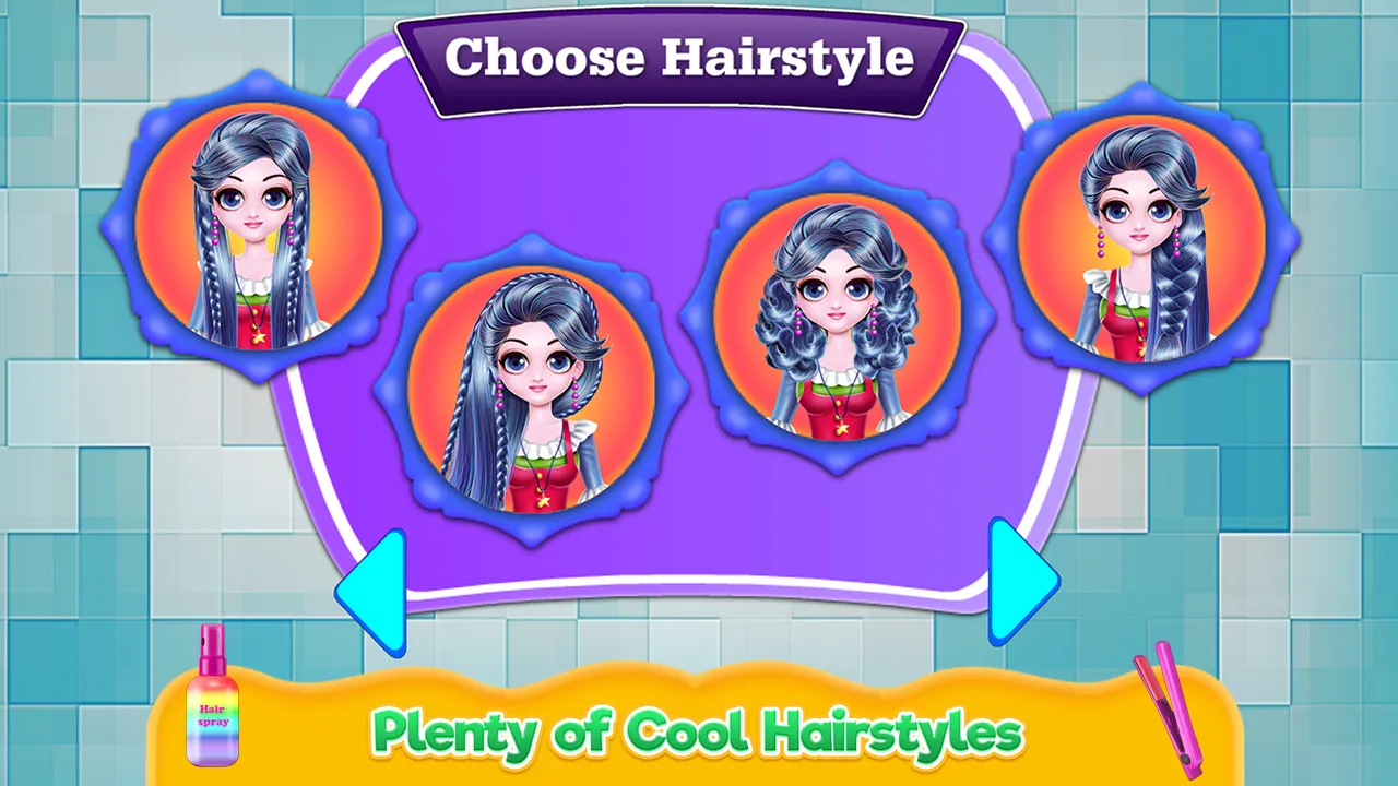 Cosplay Girl Hair Salon | Indus Appstore | Screenshot