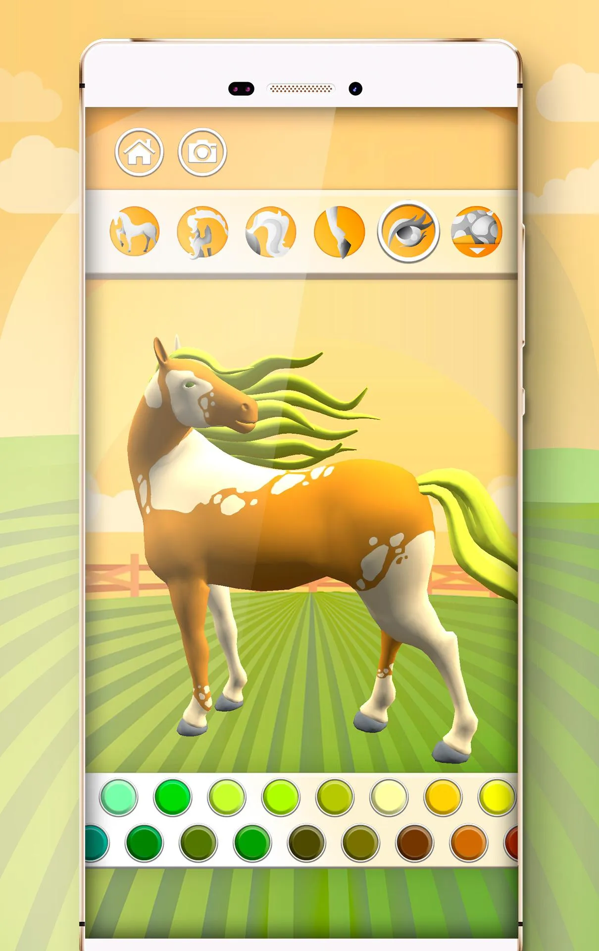 Horse Coloring Book 3D | Indus Appstore | Screenshot