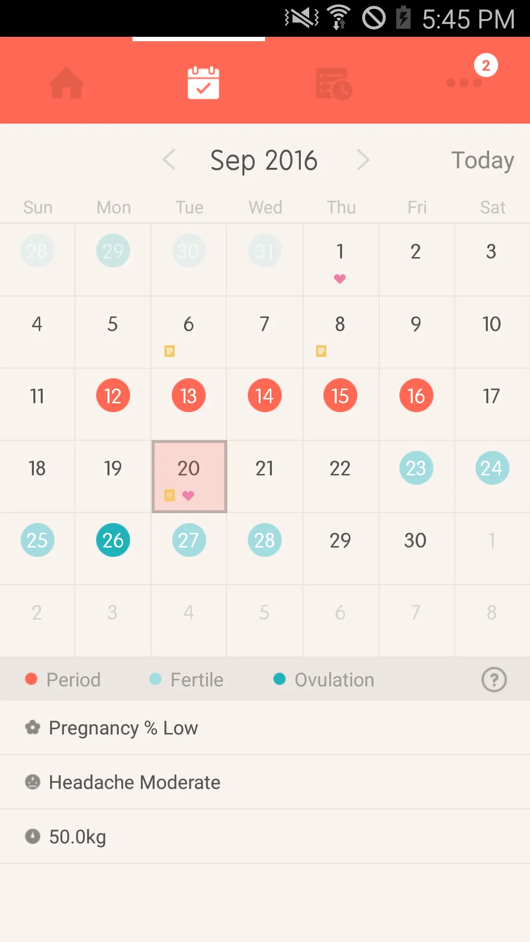 Once -A special period tracker | Indus Appstore | Screenshot