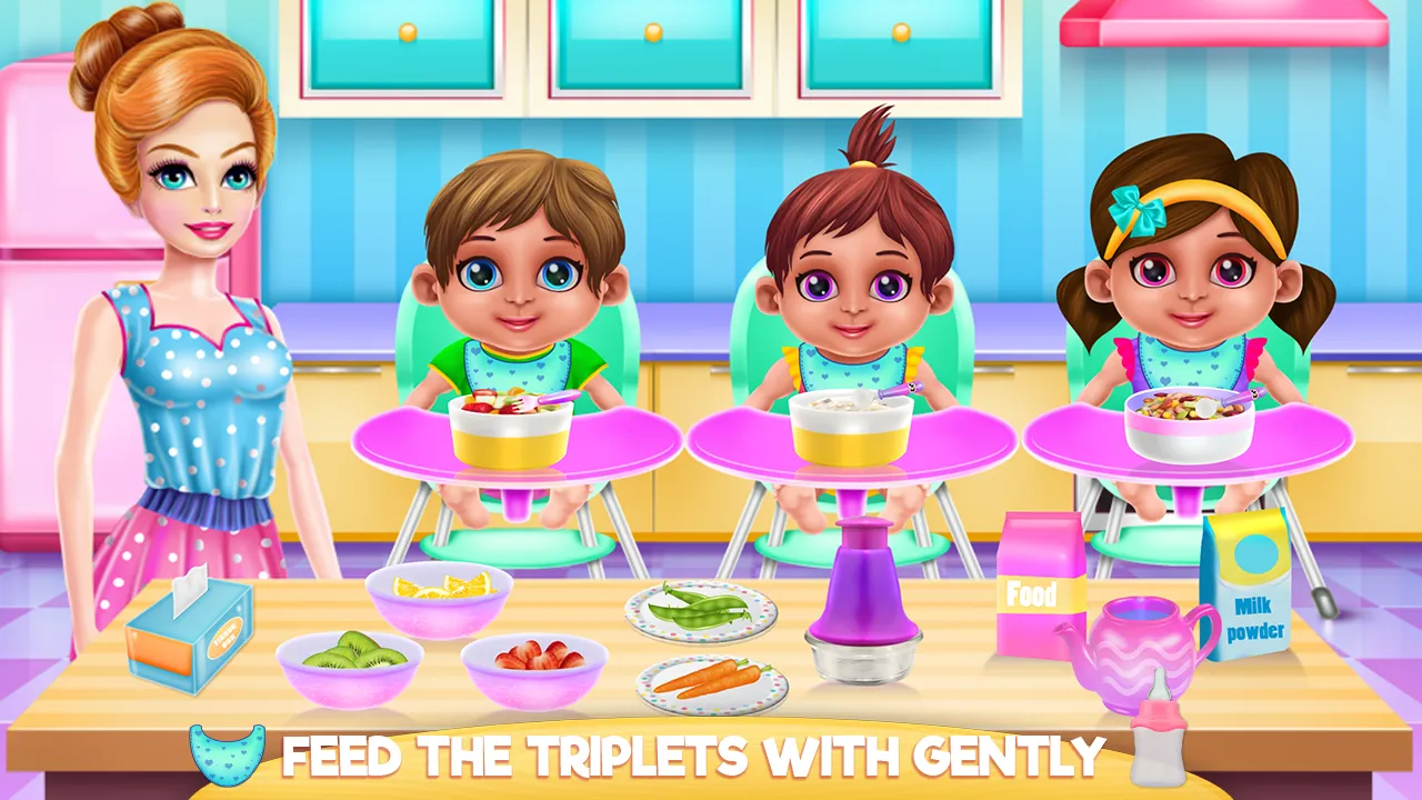 Crazy Mommy Triplets Care | Indus Appstore | Screenshot