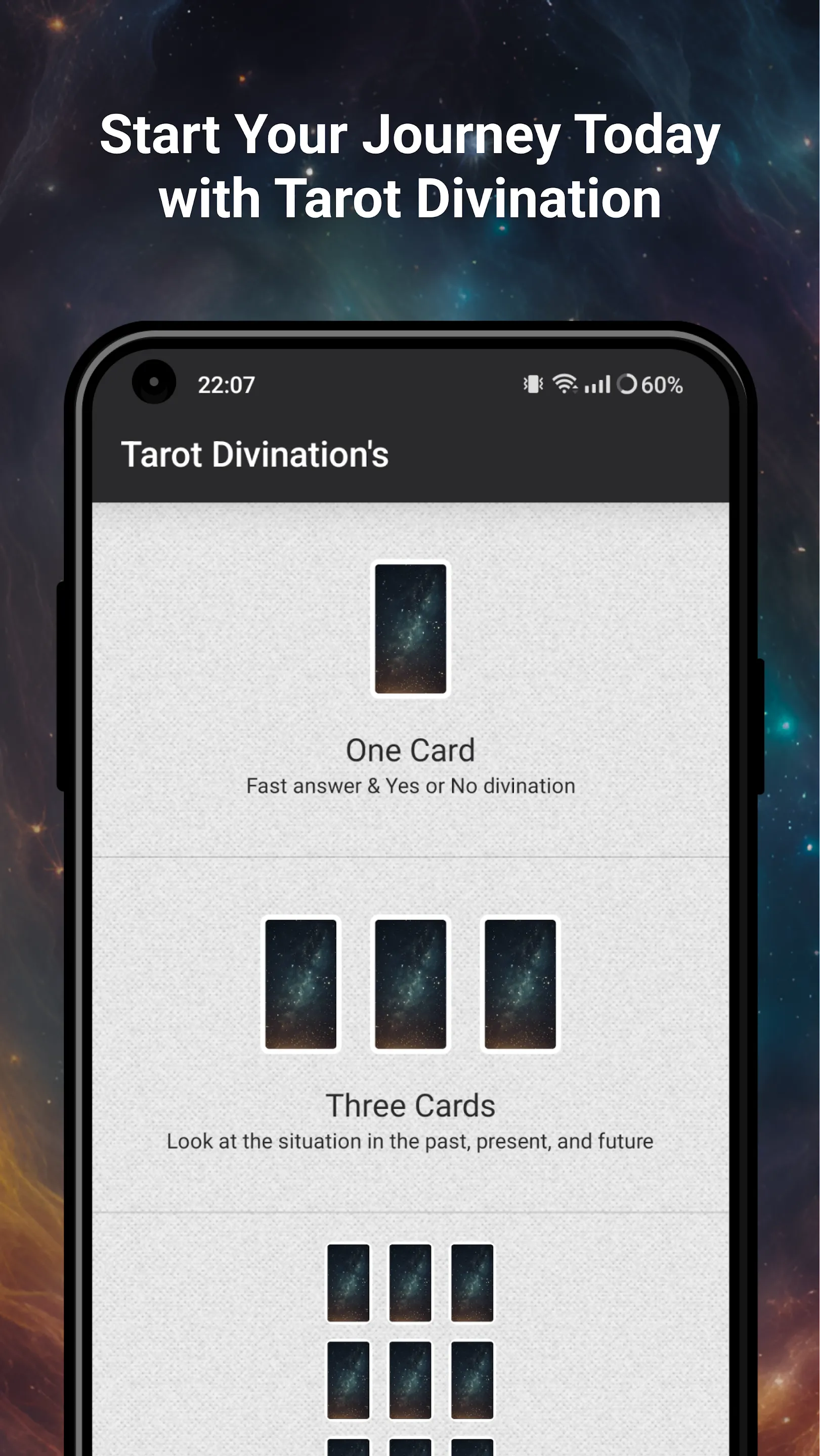 Tarot Divination - Cards Deck | Indus Appstore | Screenshot