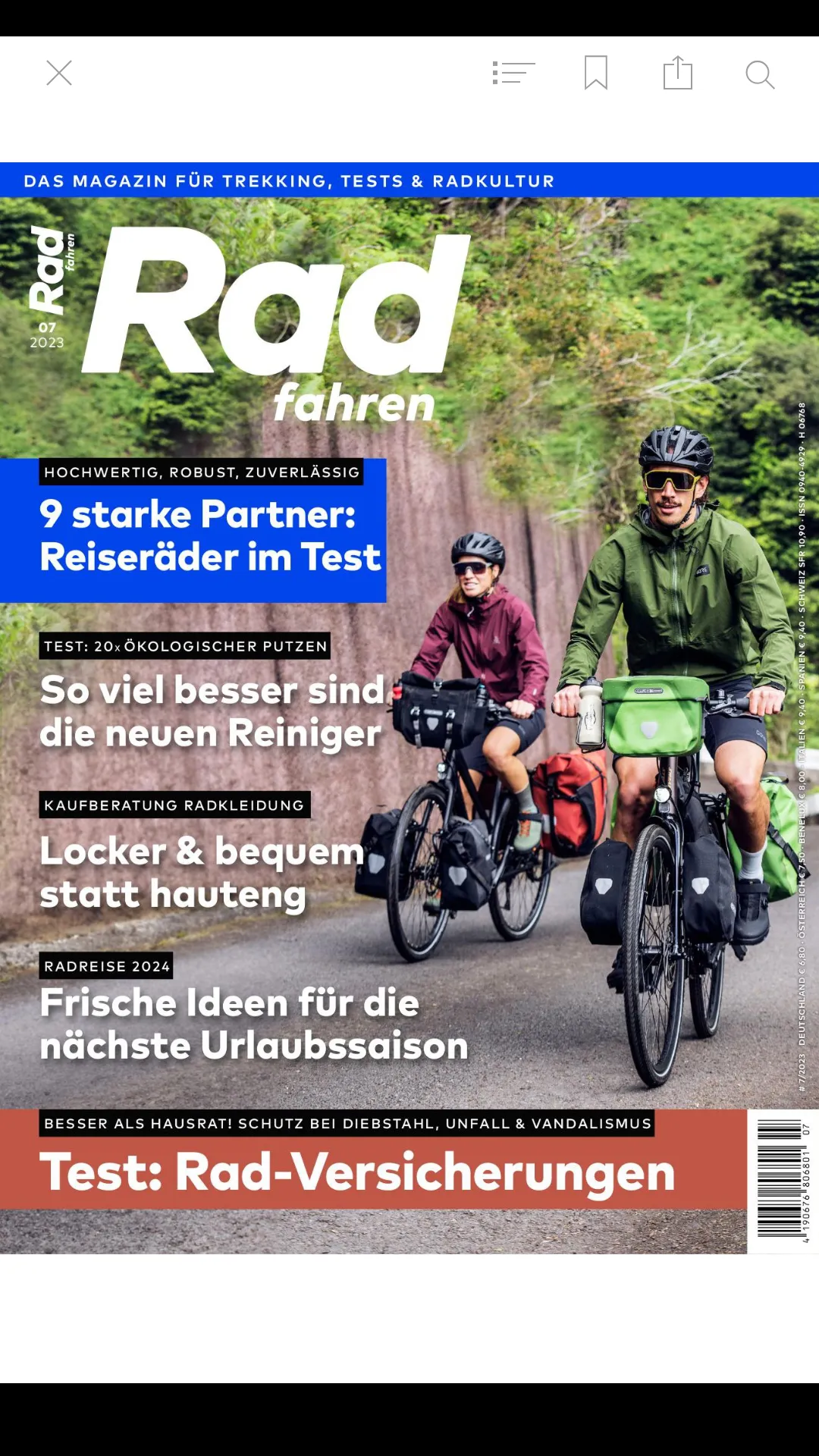 Radfahren - Das Magazin | Indus Appstore | Screenshot