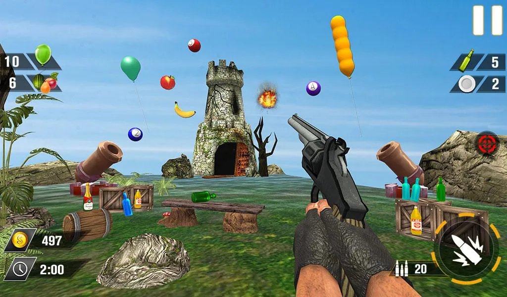 Bottle Gun Shooter Game | Indus Appstore | Screenshot