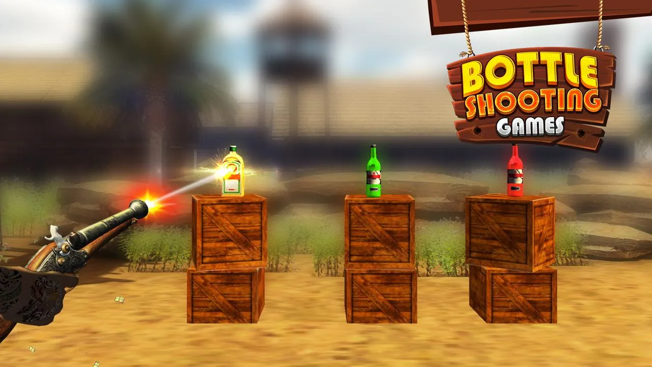 Bottle Shooting Games | Indus Appstore | Screenshot