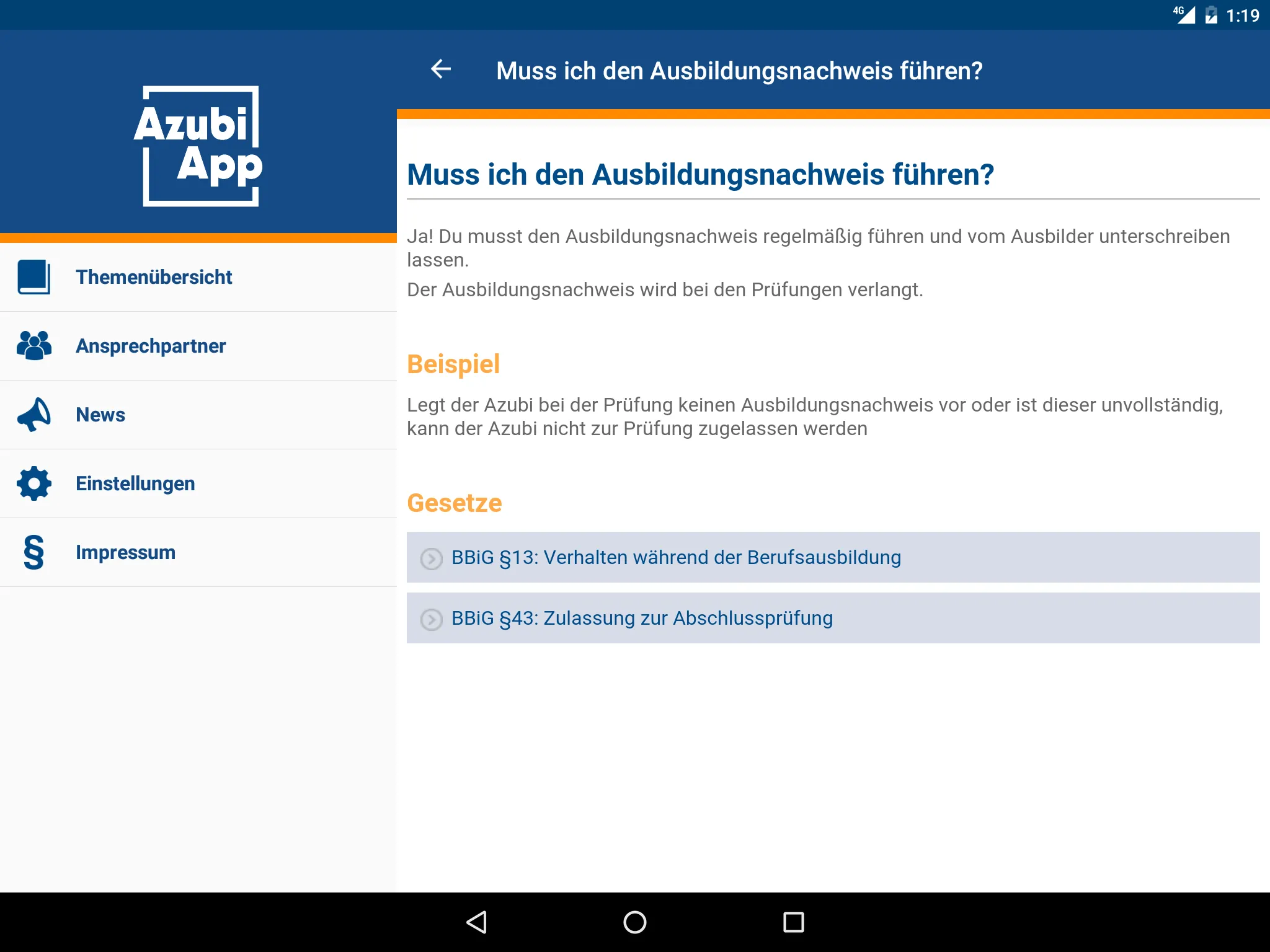 AzubiApp IHK Siegen | Indus Appstore | Screenshot