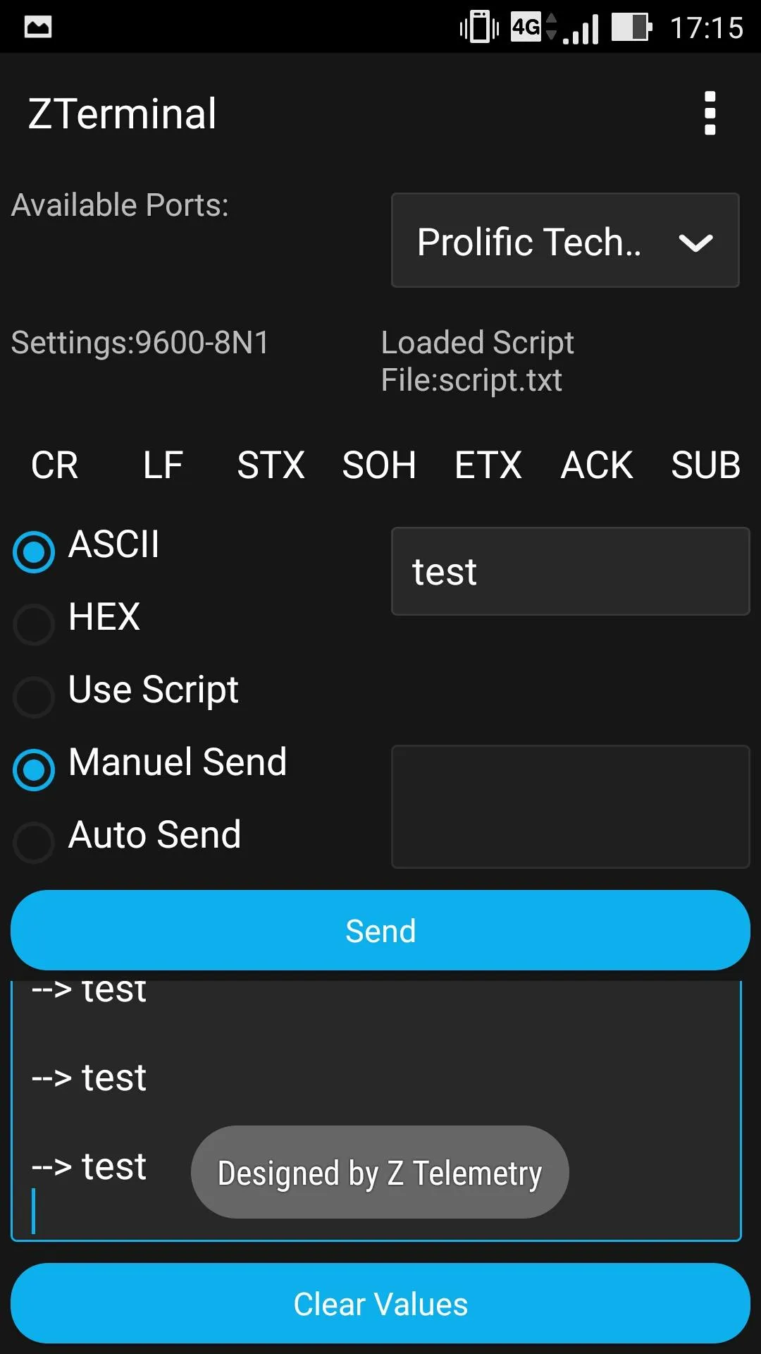 ZTerminal - USB Terminal | Indus Appstore | Screenshot