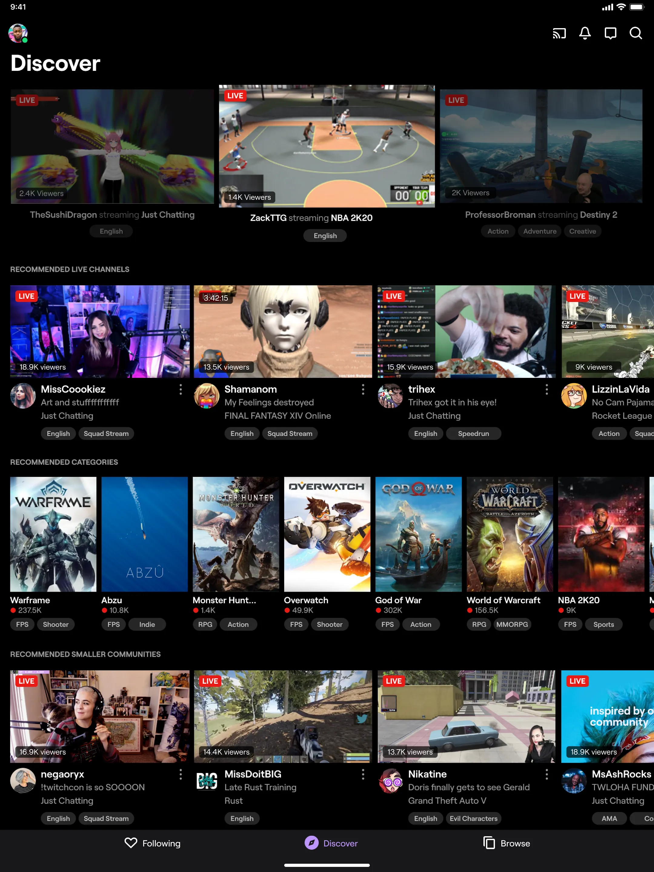 Twitch: Live Streaming | Indus Appstore | Screenshot