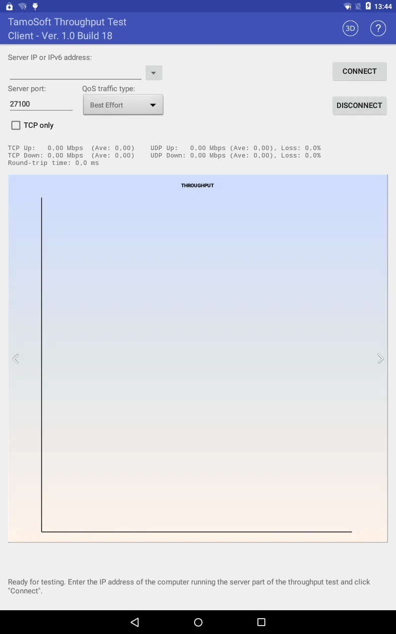 Throughput Test Client | Indus Appstore | Screenshot