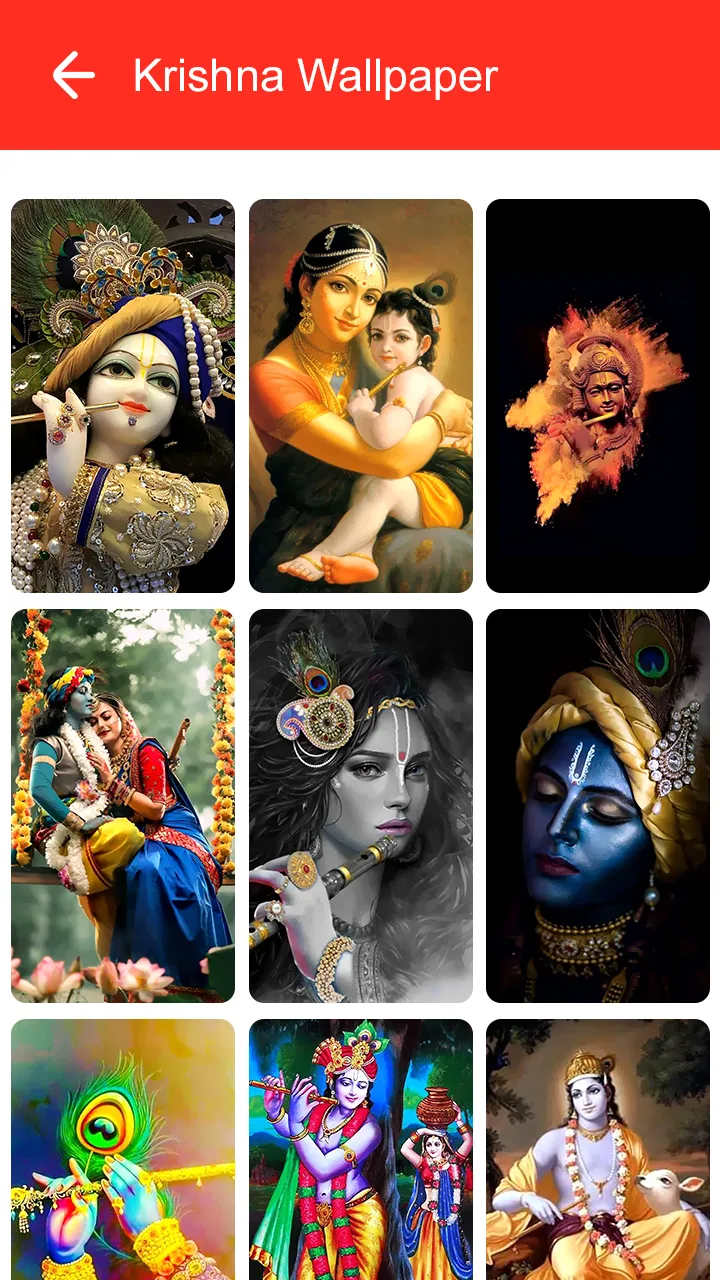 Lord Krishna Wallpaper 2023 | Indus Appstore | Screenshot