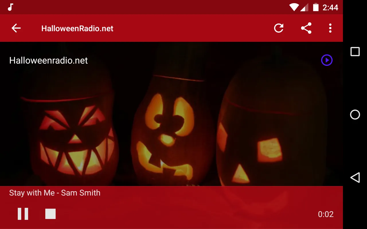 Halloween Radio | Indus Appstore | Screenshot