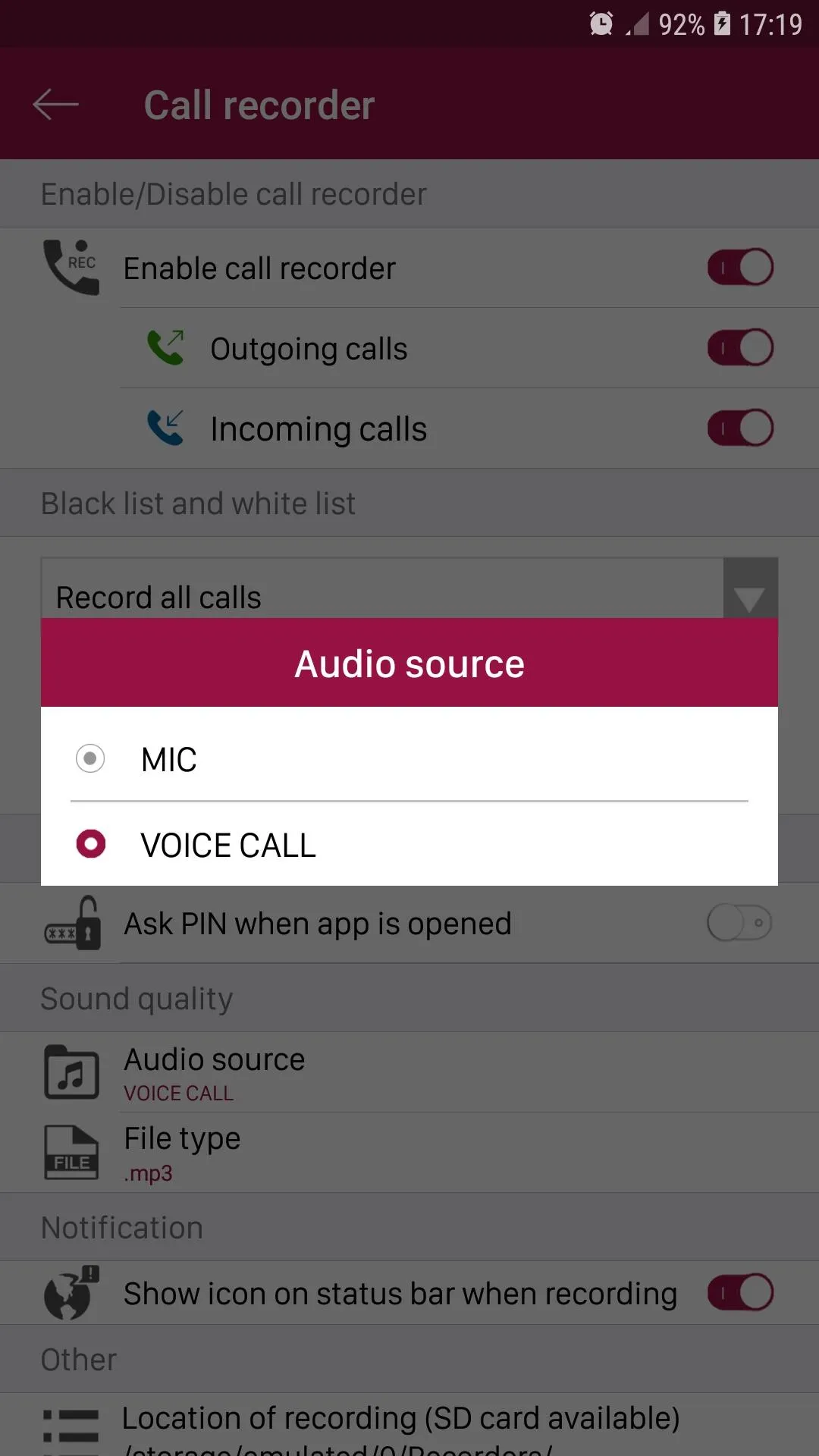 call recorder | Indus Appstore | Screenshot