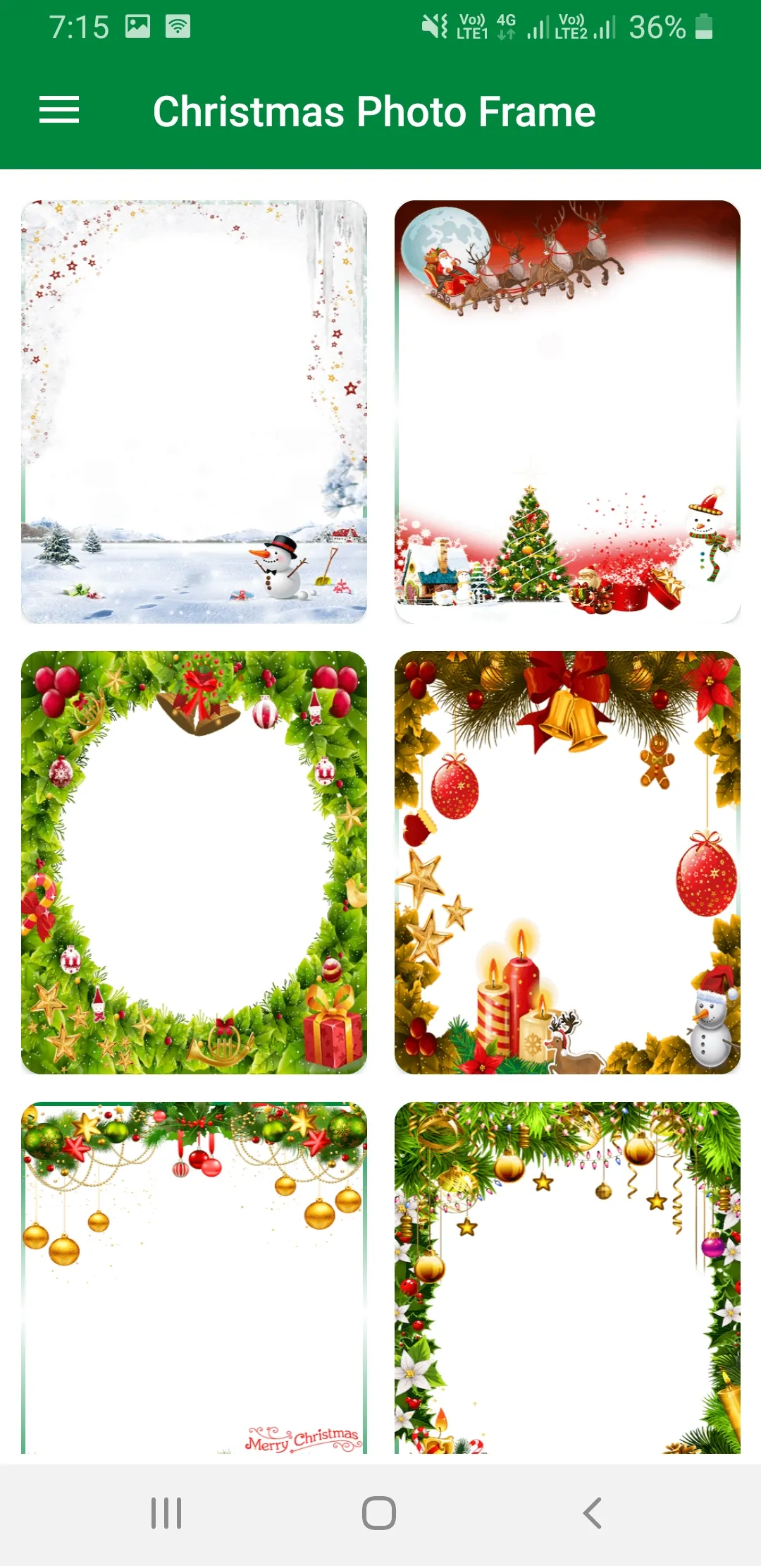 Christmas Photo Frame 2022 | Indus Appstore | Screenshot