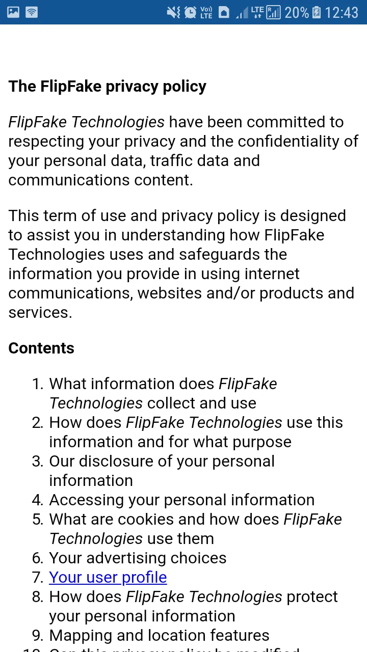 FlipFake Consumer | Indus Appstore | Screenshot