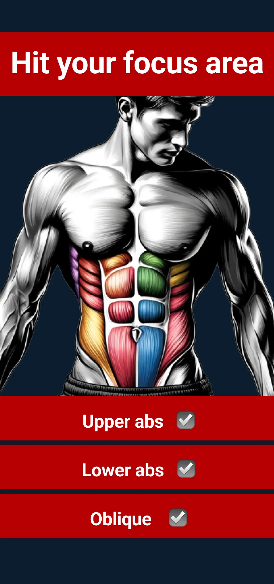 Six pack in 30 days | Indus Appstore | Screenshot