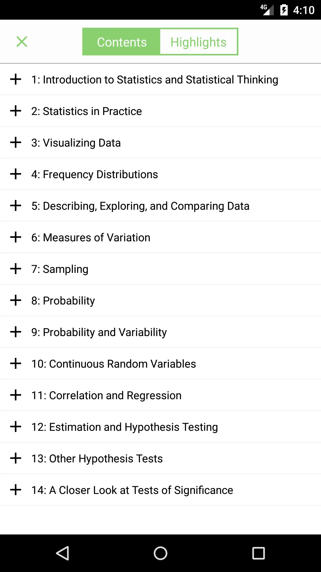 Statistics Textbook | Indus Appstore | Screenshot