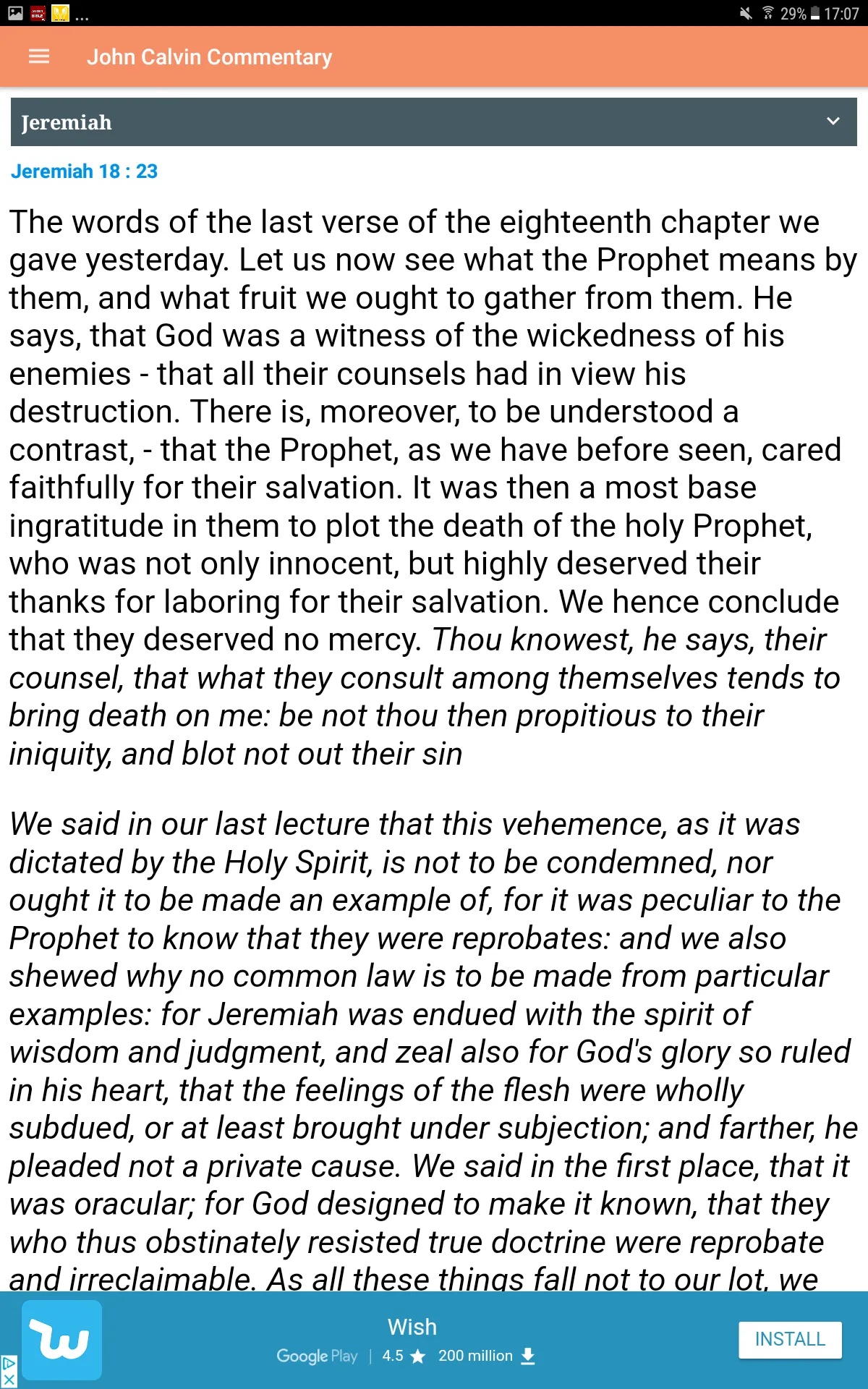 John Calvin Commentary - KJV | Indus Appstore | Screenshot