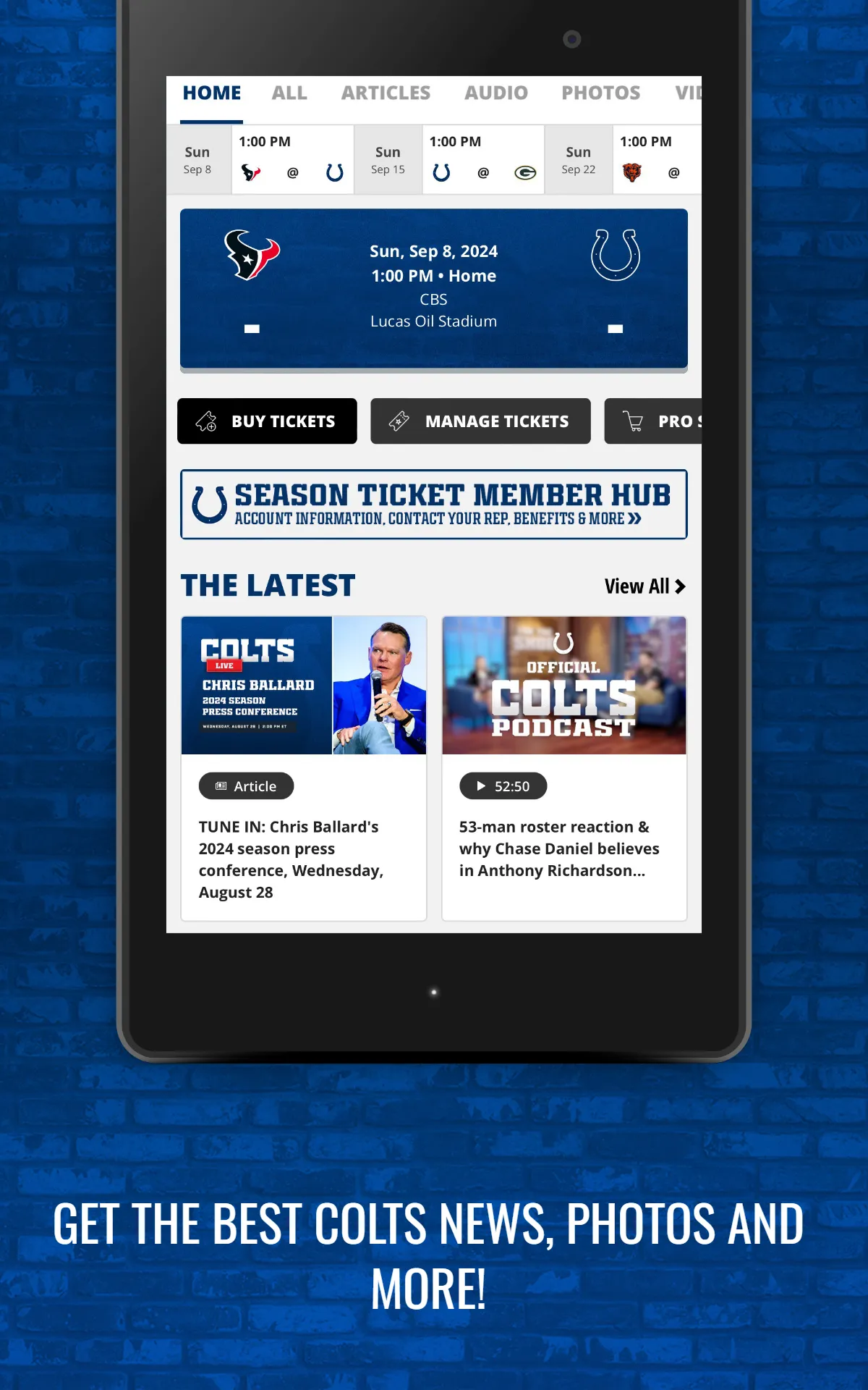 Indianapolis Colts Mobile | Indus Appstore | Screenshot