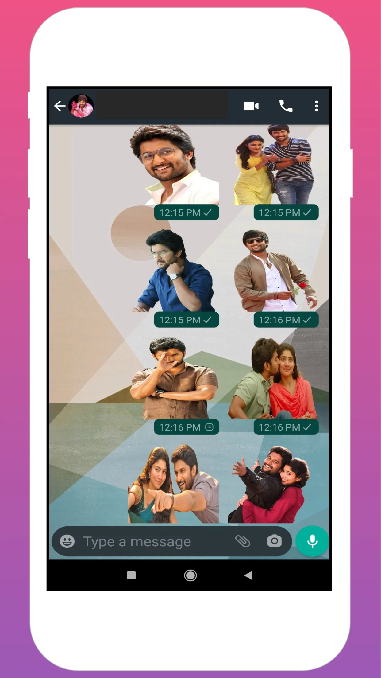 Nani Stickers | Indus Appstore | Screenshot