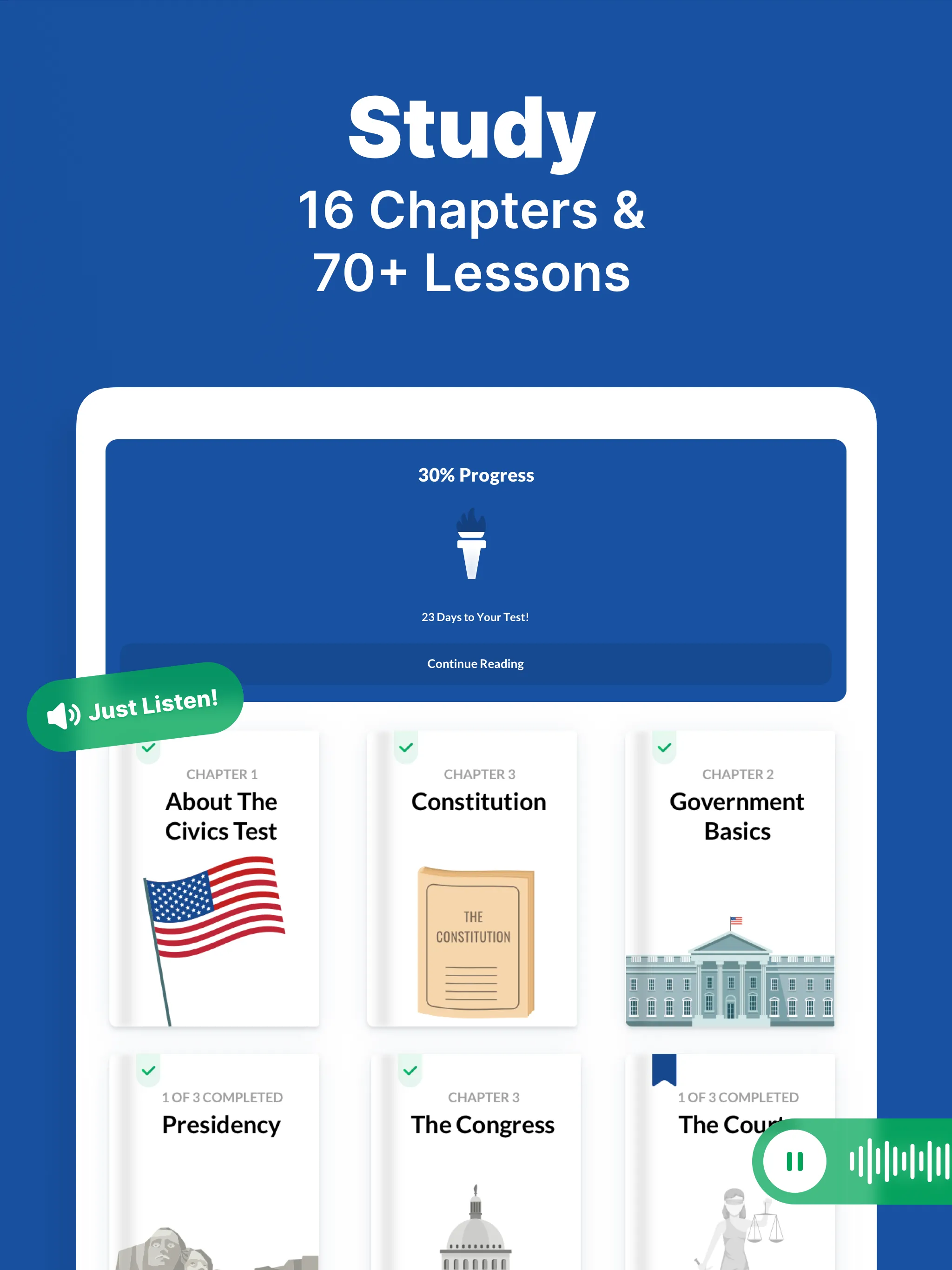 US Citizenship Test 2025 | Indus Appstore | Screenshot