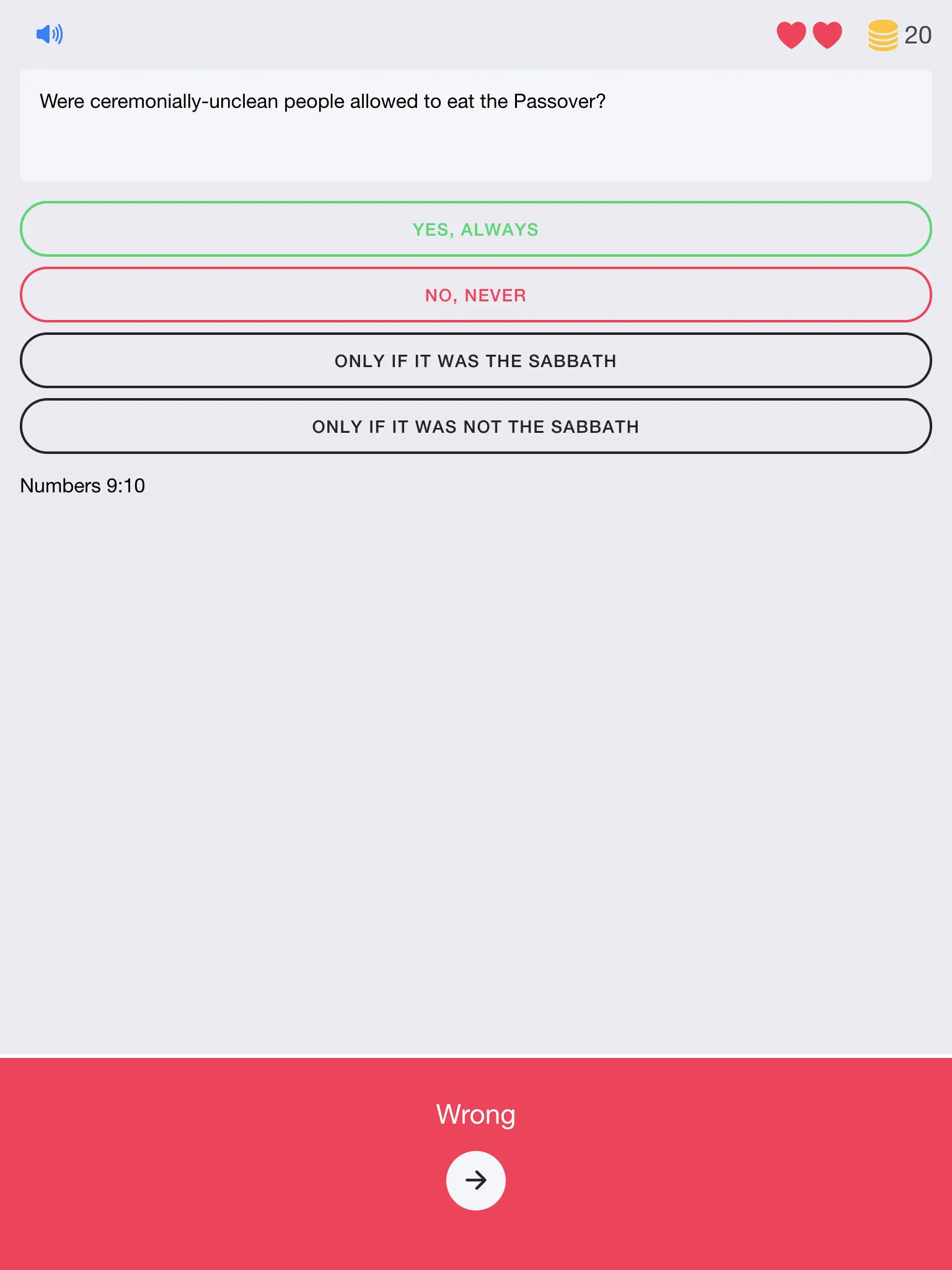 Bible Trivia Quiz | Indus Appstore | Screenshot