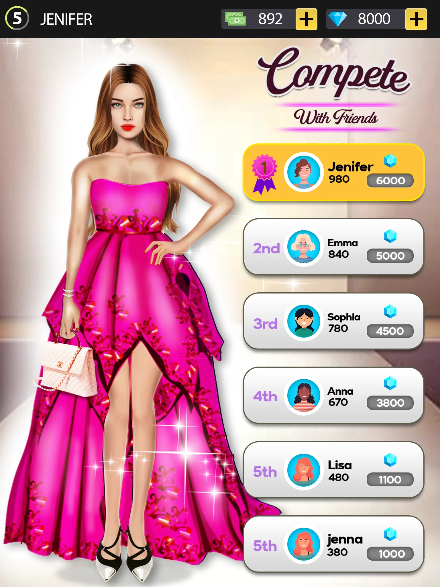 Fashion Show Dress Up & Makeup | Indus Appstore | Screenshot