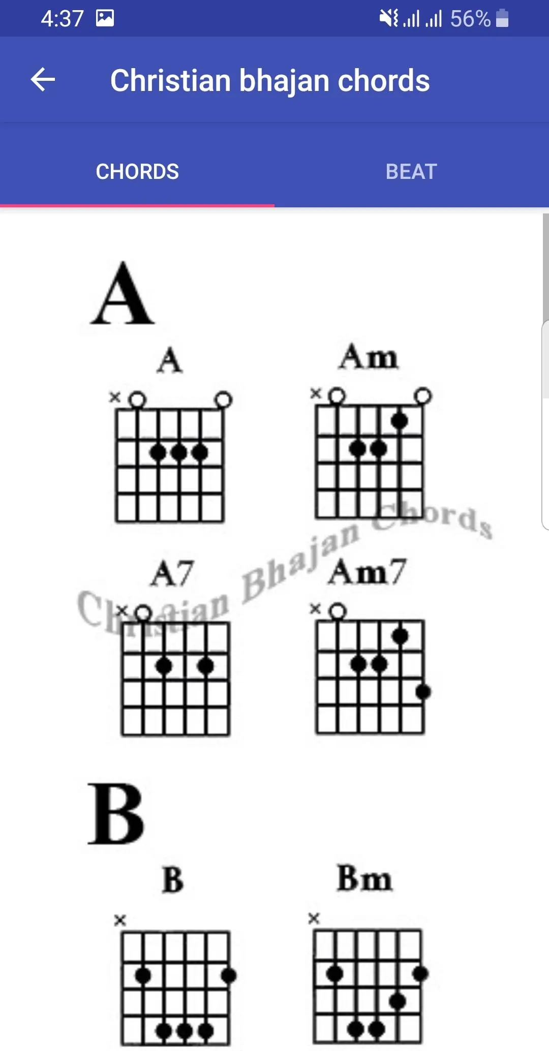 Christian Bhajan Chords | Indus Appstore | Screenshot