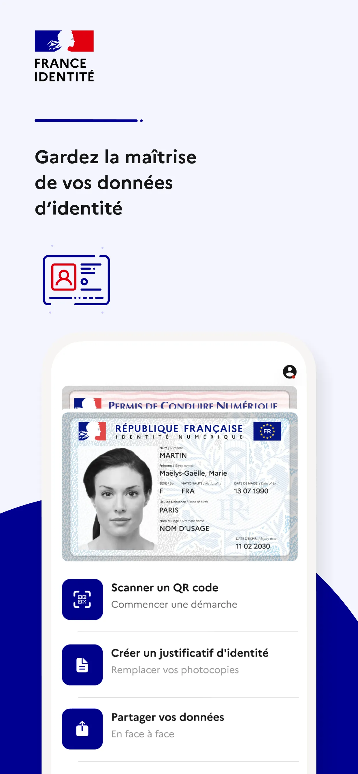 France Identité | Indus Appstore | Screenshot