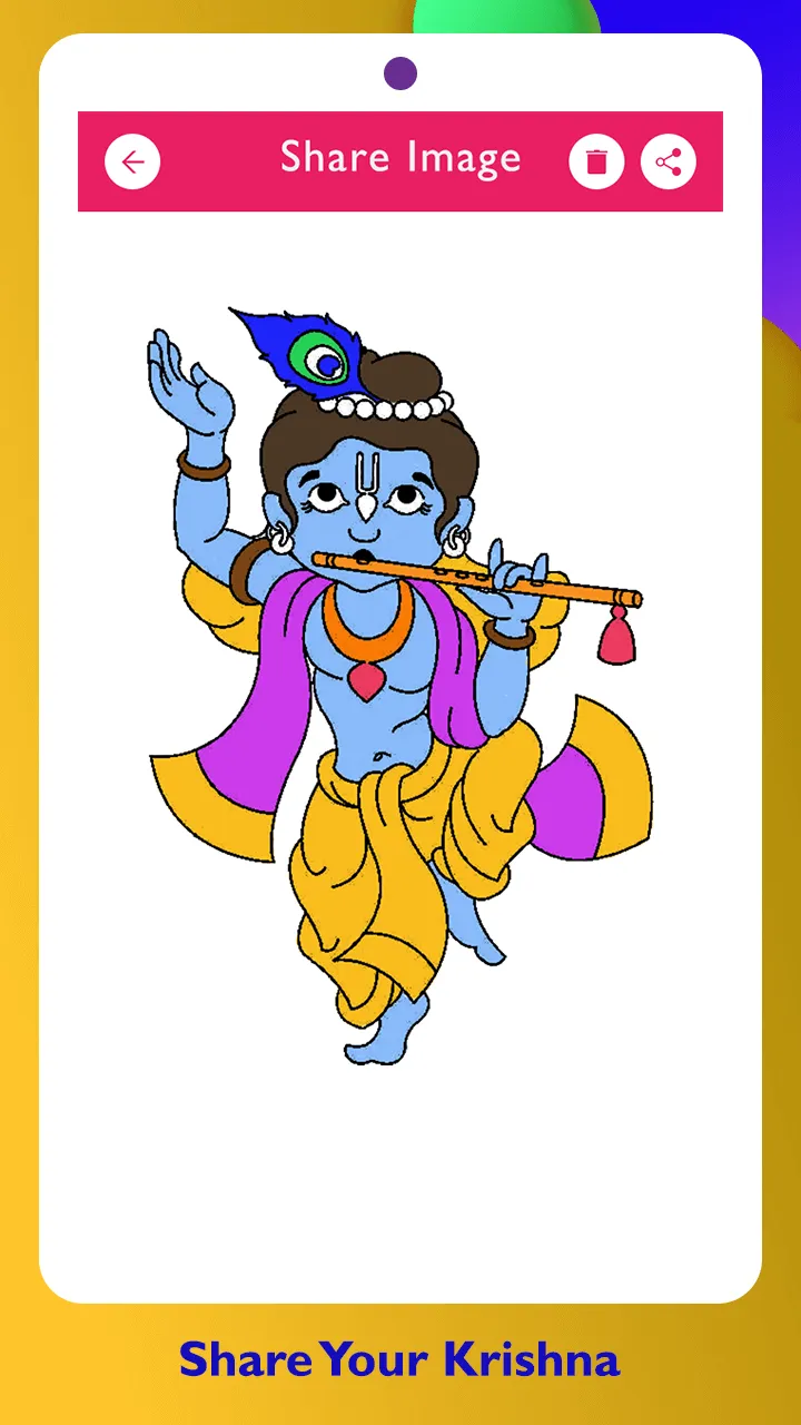 Lord Krishna Paint and Colors | Indus Appstore | Screenshot