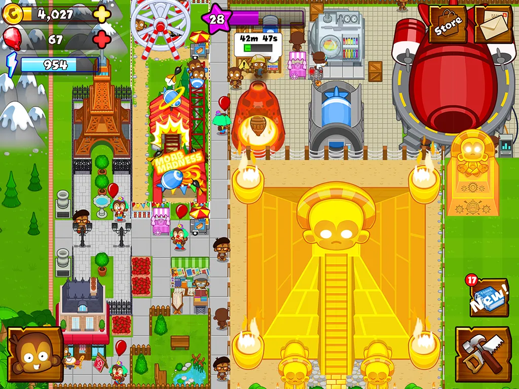 Bloons Monkey City | Indus Appstore | Screenshot