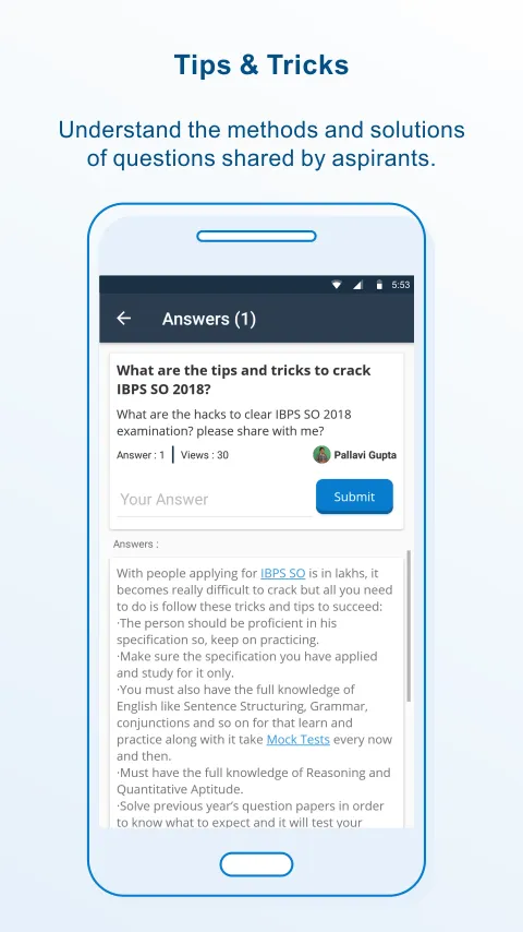 IBPS SO Officer Exam Practice | Indus Appstore | Screenshot