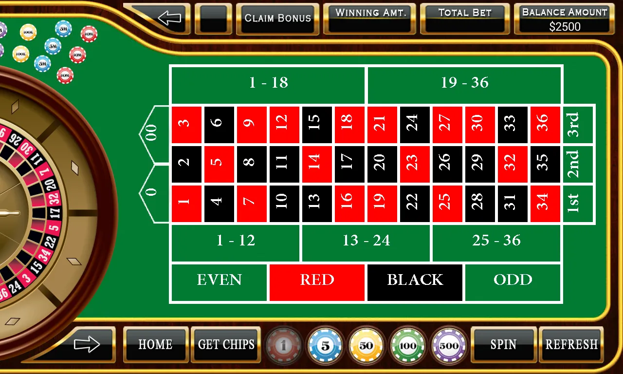 Roulette - Casino Style! | Indus Appstore | Screenshot