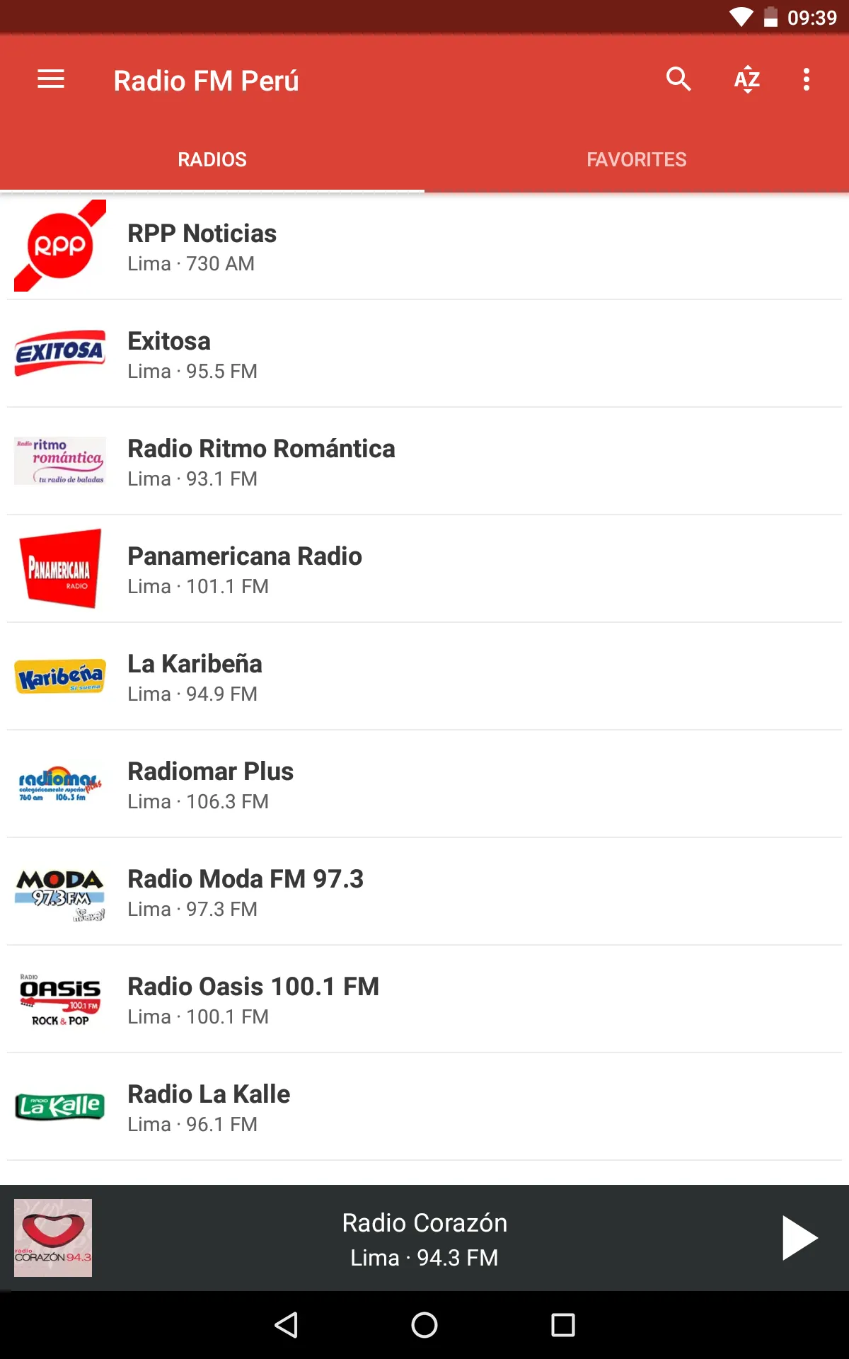 Radio FM Peru | Indus Appstore | Screenshot