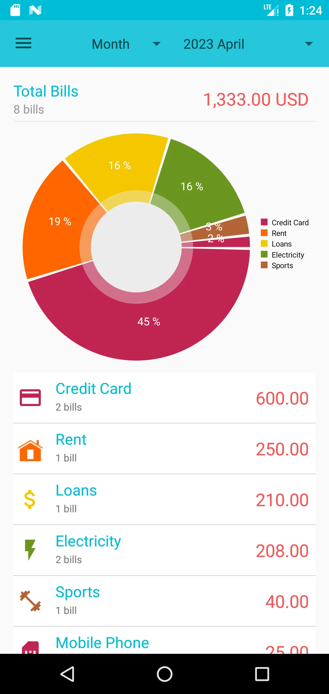 Bill Payment Reminder | Indus Appstore | Screenshot