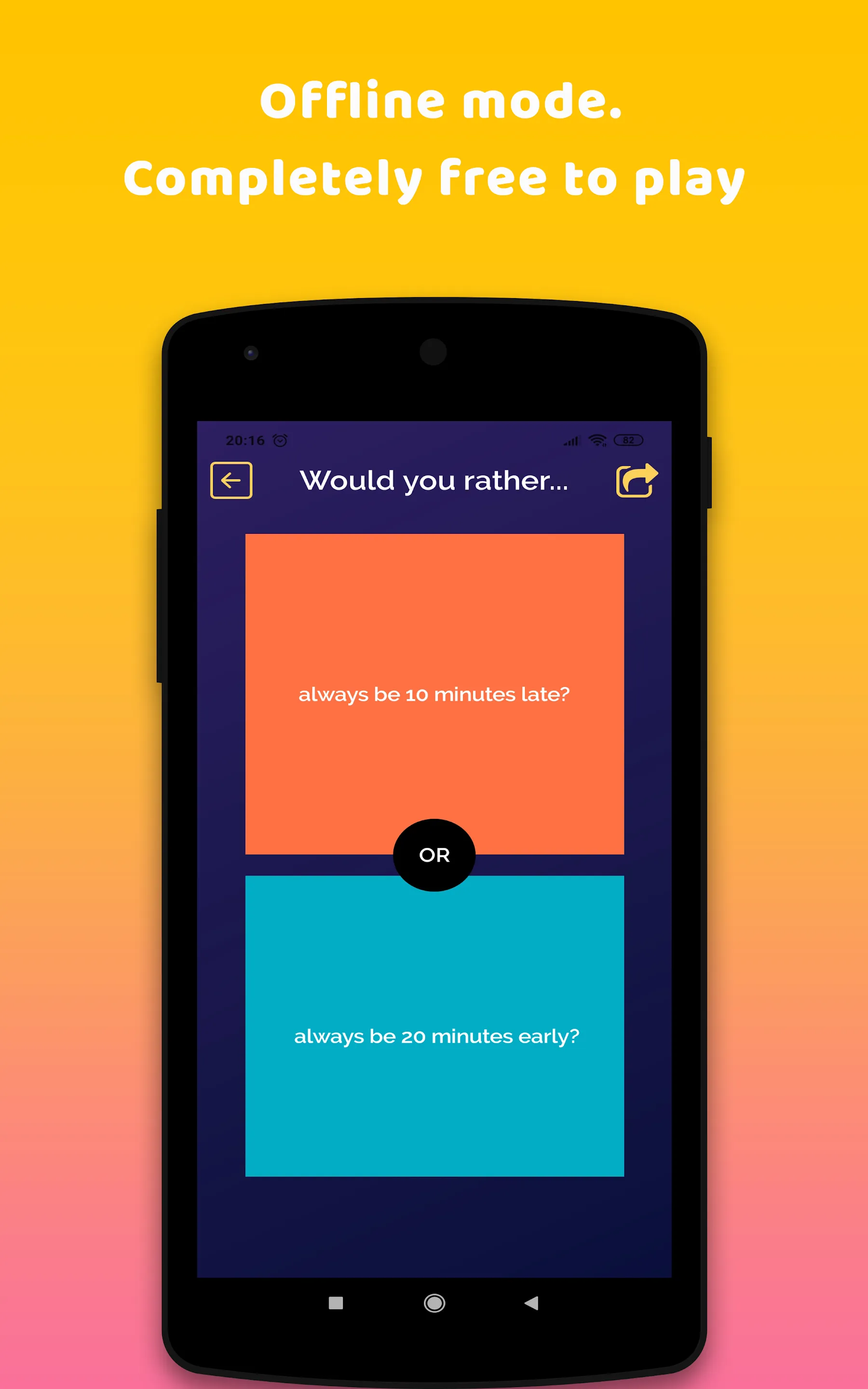 What Would You Choose? Rather | Indus Appstore | Screenshot