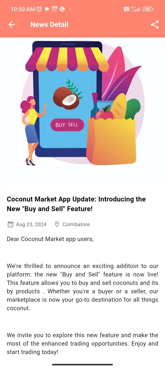 Coconut Market - Buy & Sell | Indus Appstore | Screenshot