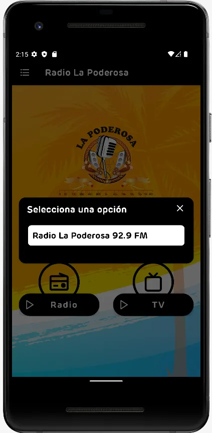 Radio La Poderosa | Indus Appstore | Screenshot