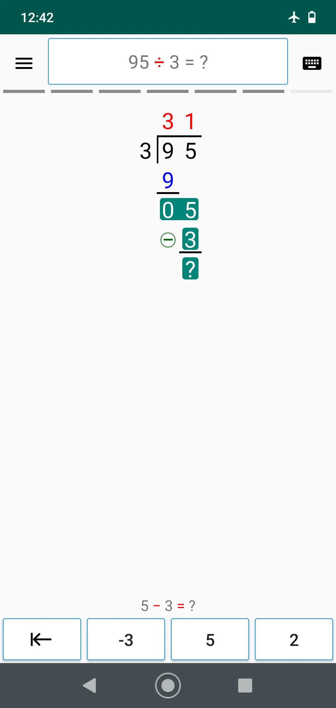 Math (Division) Step By Step | Indus Appstore | Screenshot