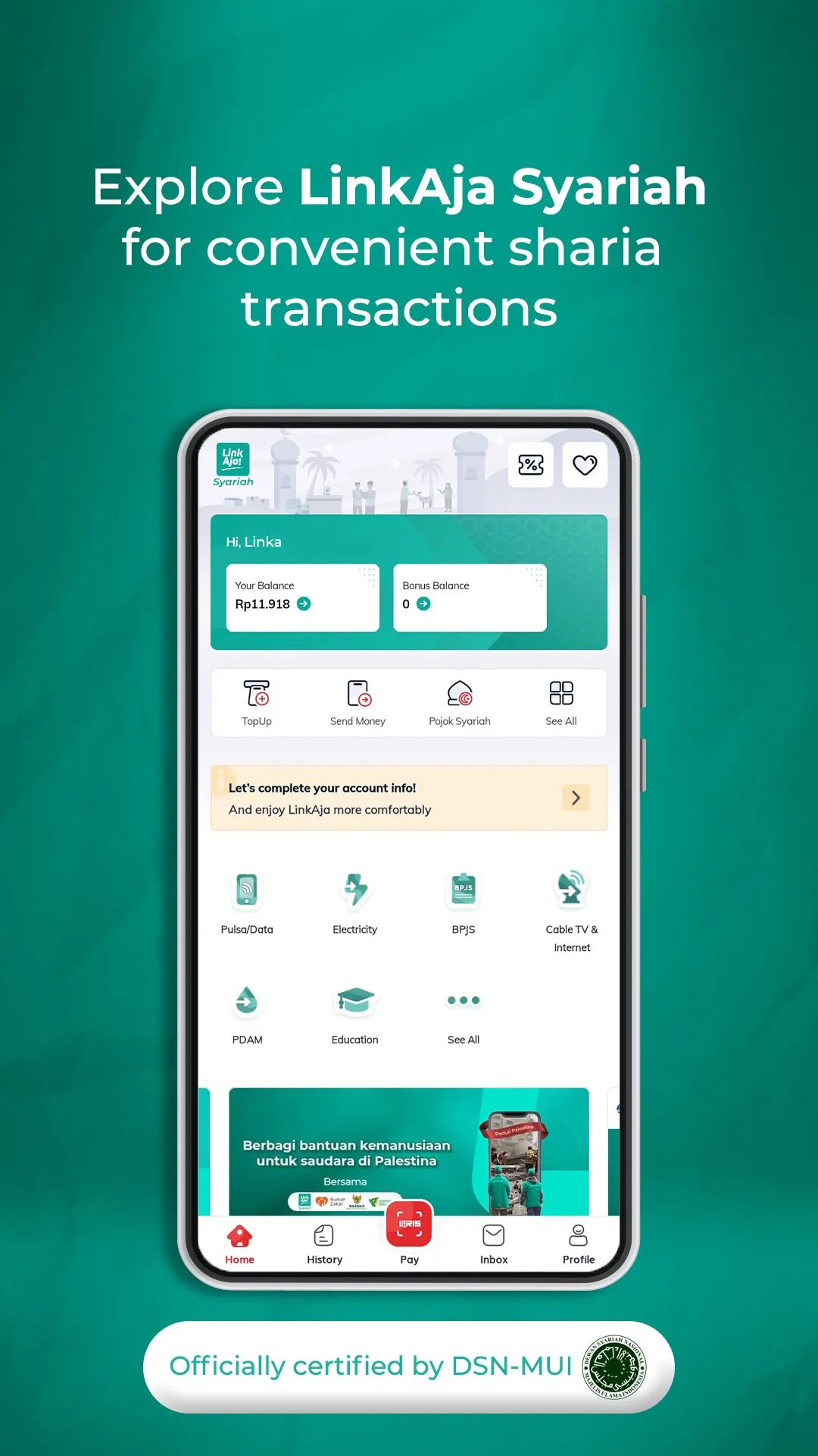 LinkAja / LinkAja Syariah | Indus Appstore | Screenshot