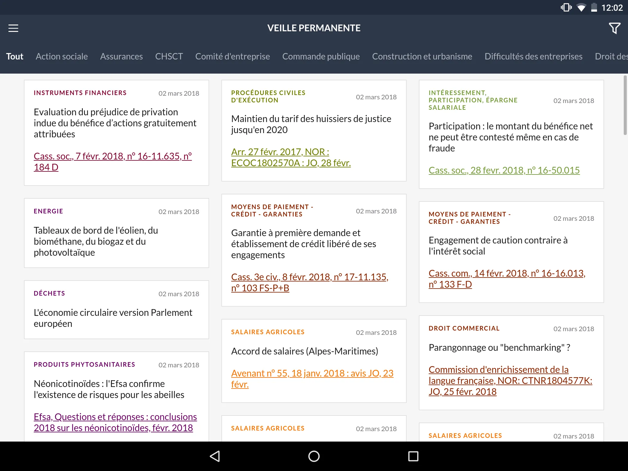 Veille Permanente | Indus Appstore | Screenshot