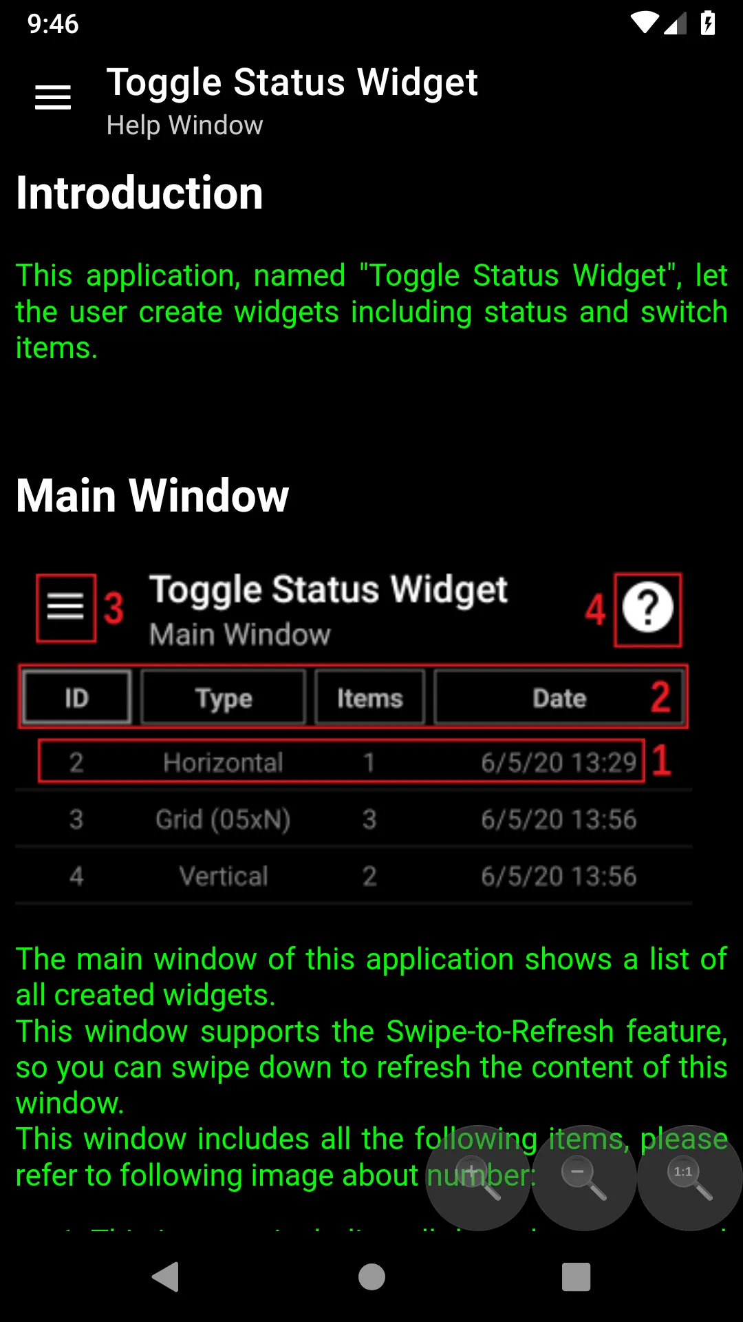 Toggle Status Widget | Indus Appstore | Screenshot