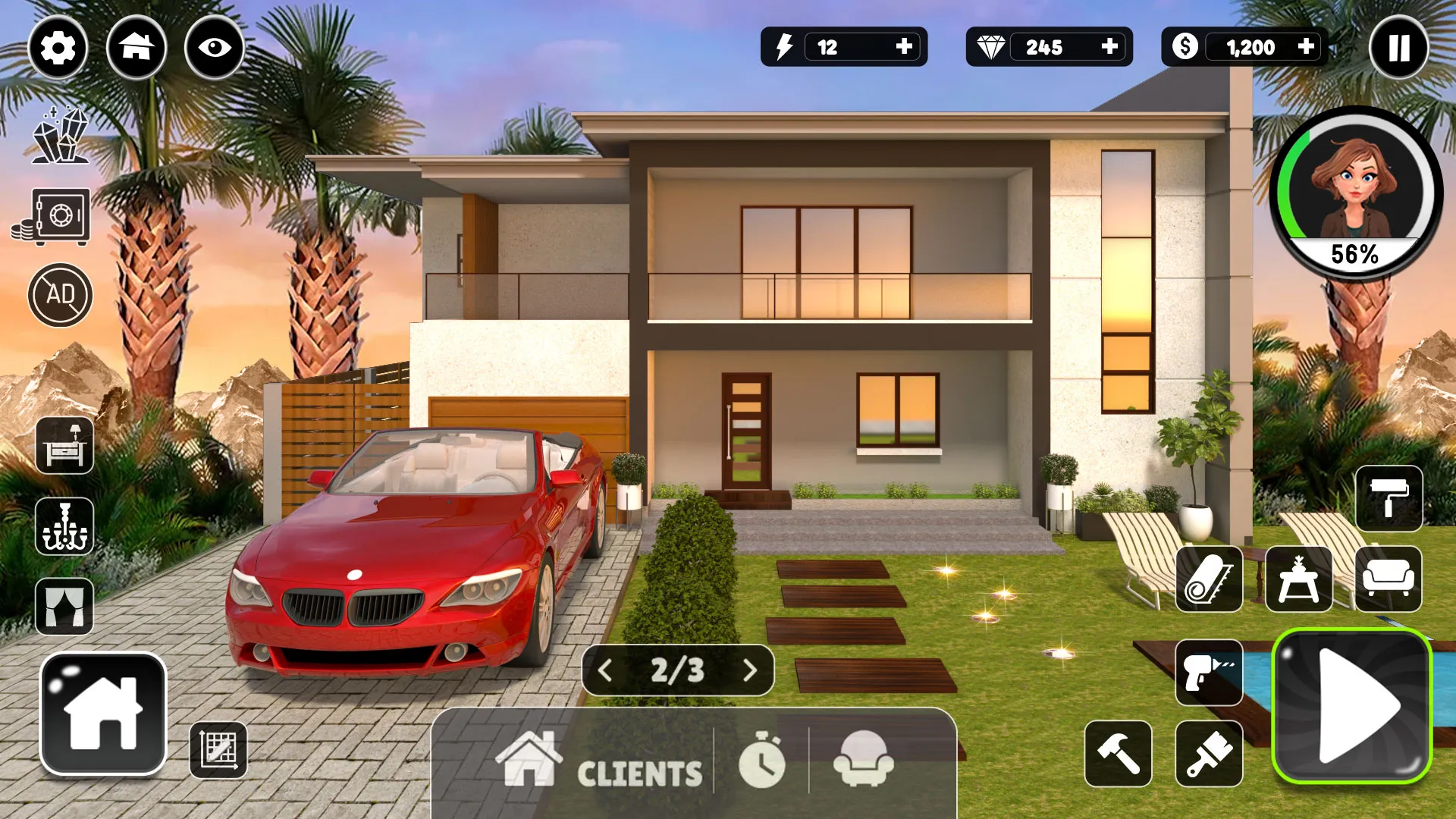 Home Design Makeover 3D Game | Indus Appstore | Screenshot