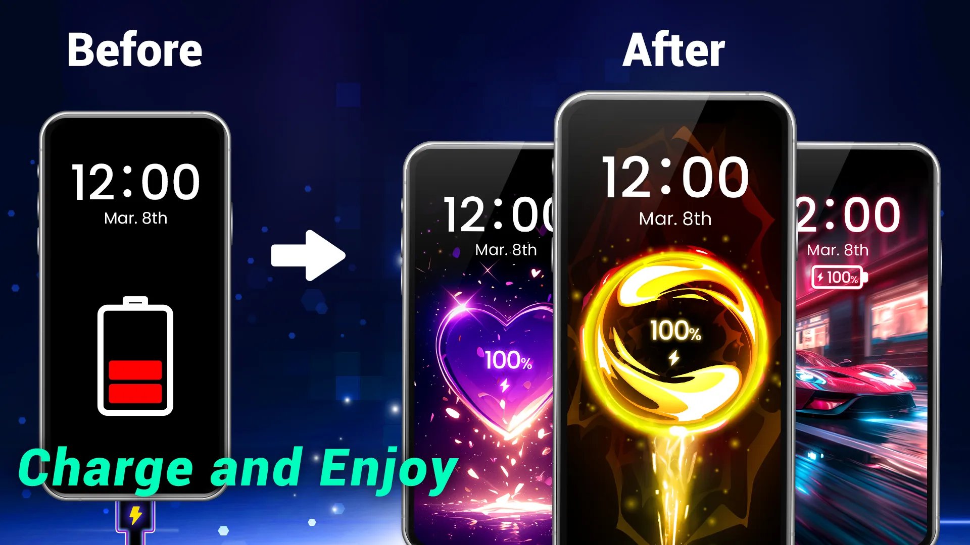 Battery Charging Animation App | Indus Appstore | Screenshot