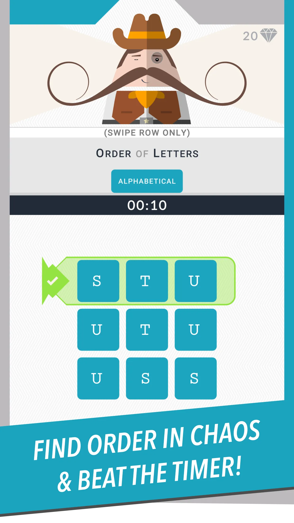 Mr. Mustachio : Grid Search | Indus Appstore | Screenshot