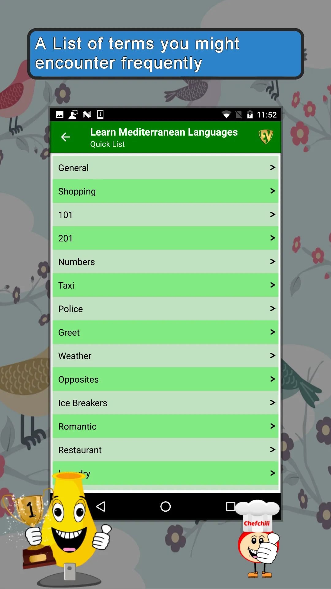 Learn Mediterranean Languages | Indus Appstore | Screenshot