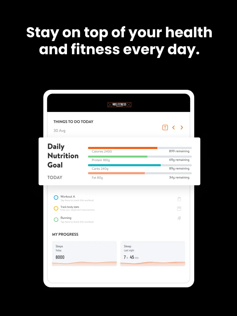 NBS Fitness | Indus Appstore | Screenshot