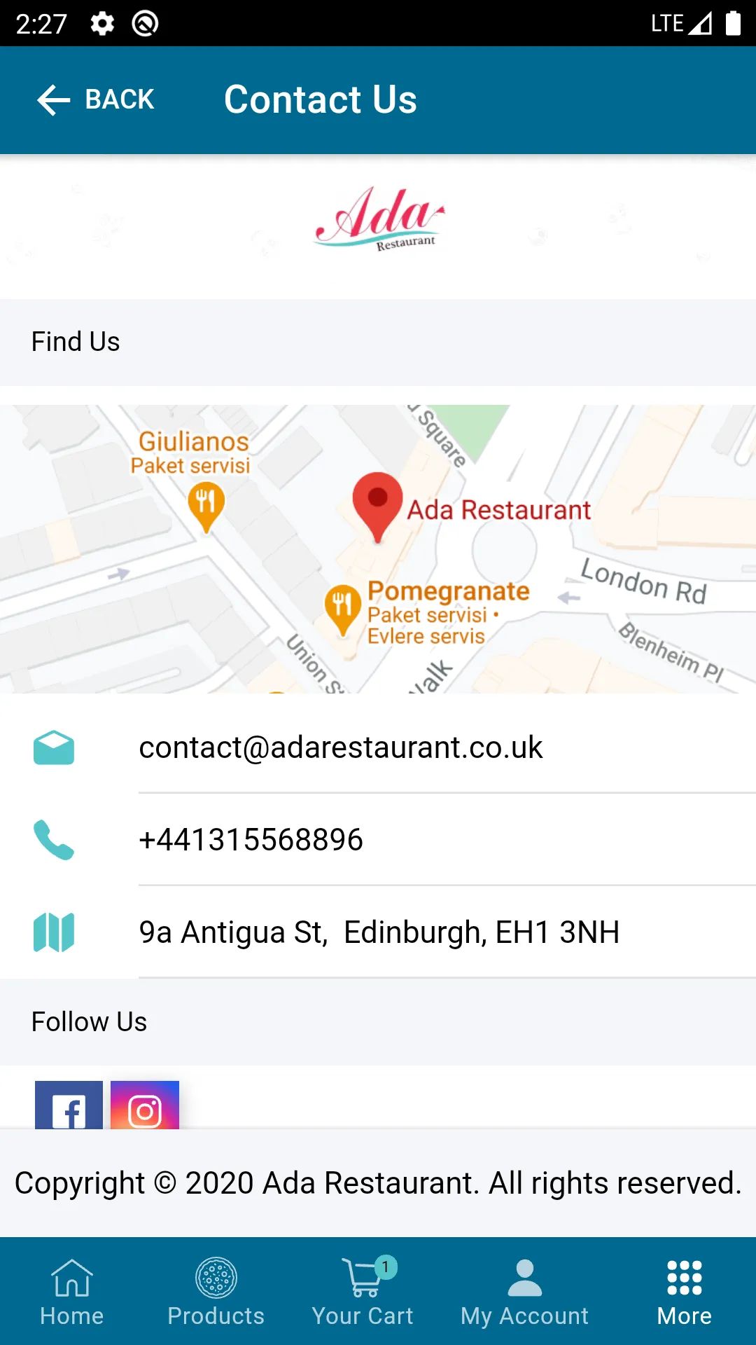 Ada Restaurant | Indus Appstore | Screenshot