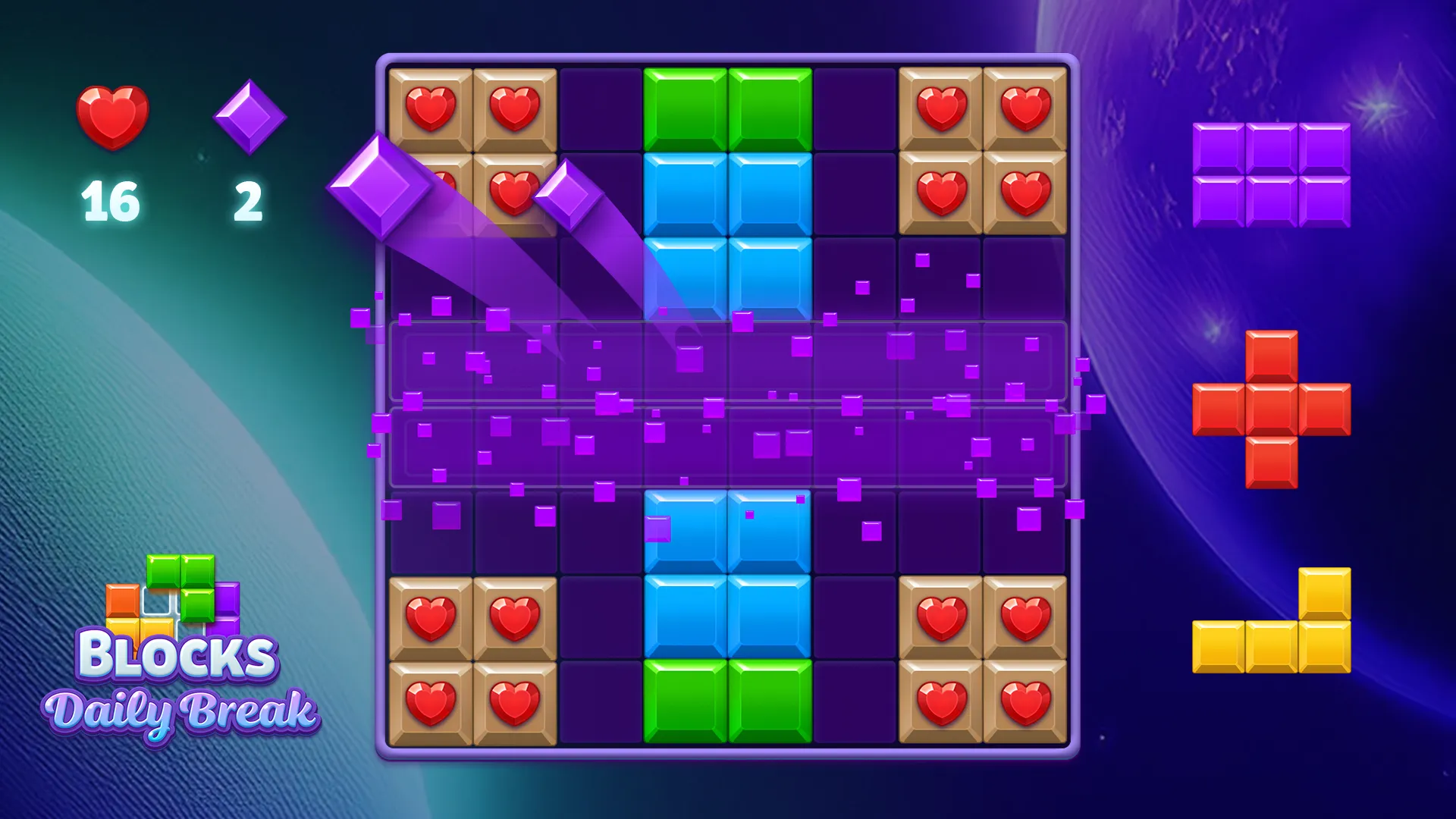 Blocks Daily Break Puzzle Game | Indus Appstore | Screenshot