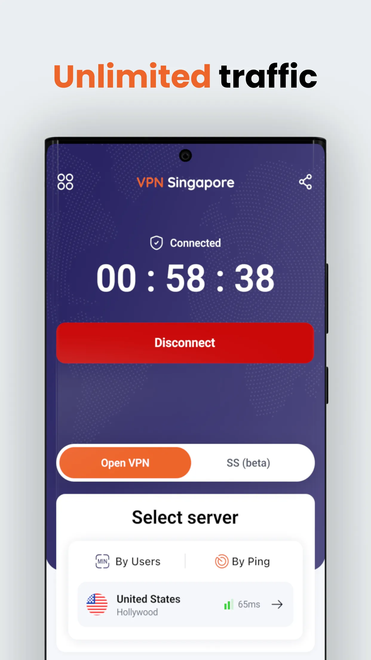 VPN Singapore – fast Asian VPN | Indus Appstore | Screenshot