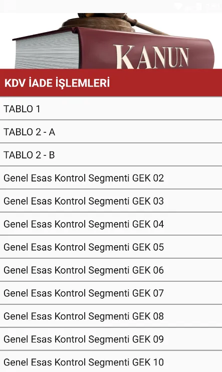 KDV Iadesi ve Vergi Mevzuatı | Indus Appstore | Screenshot